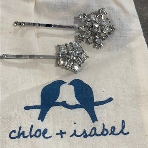 CHLOE + ISABEL NWOT GEMSTONE BOBBY-PINS